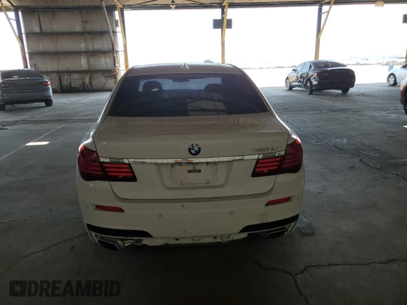 2013 BMW 7 Series 750Li with VIN WBAYE8C59DD132700, listed as a Copart auction lot 59911725 with 119,275 mi miles and Clean title. Bid and sale history available at DreamBid. Image 6.