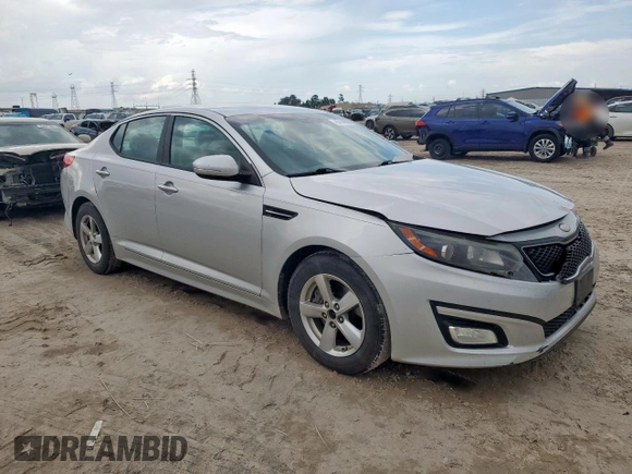 2014 Kia Optima LX with VIN 5XXGM4A78EG271982, listed as a Copart auction lot 63148985 with 175,786 mi miles and Clean title. Bid and sale history available at DreamBid. Image 4.