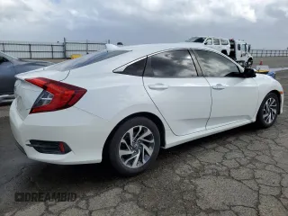 2018 Honda Civic EX with VIN 2HGFC2F70JH575845, listed as a Copart auction lot 45044455 with 220,969 mi miles and Salvage Title. Bid and sale history available at DreamBid. Image 3.