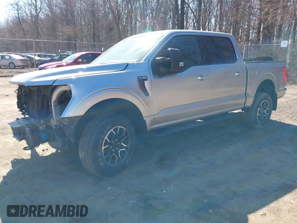 2021 Ford F-150 XL with VIN 1FTFW1E87MFA22562, listed as a IAAI auction lot 41686127 with 43,726 mi miles. Bid and sale history available at carsss.com. Image 17.