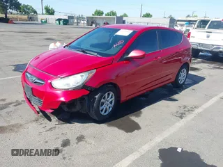 2012 Hyundai Accent GS with VIN KMHCT5AE6CU030446, listed as a IAAI auction lot 42477404 with 186,220 mi miles and . Bid and sale history available at DreamBid. Image 18.