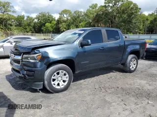2019 Chevrolet Colorado 2WD LT with VIN 1GCGSCEN5K1122591, listed as a Copart auction lot 62068705 with 81,290 mi miles and Salvage title. Bid and sale history available at DreamBid. Image 1.