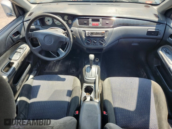 2004 Mitsubishi Lancer z VIN JA3AD29F34U045488, wystawiony jako Copart lot #61493005 z przebiegiem 230 611 mil mil oraz Czysty tytuł • Clean title. Historia ofert i sprzedaży dostępna na DreamBid. Obrazek 8.