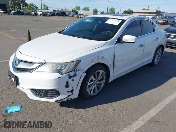 2017 Acura ILX w/Premium Pkg with VIN 19UDE2F79HA015042, listed as a IAAI auction lot 42022896 with 76,239 mi miles. Bid and sale history available at carsss.com. Image 2.
