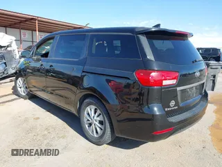 2017 Kia Sedona LX with VIN KNDMB5C19H6242338, listed as a IAAI auction lot 41916438 with 77,404 mi miles and . Bid and sale history available at DreamBid. Image 3.