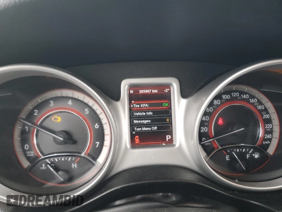 2012 Dodge Journey SXT with VIN 3C4PDCCG6CT289115, listed as a Copart auction lot 46322975 with 285,867 mi miles and Clean title. Bid and sale history available at DreamBid. Image 9.