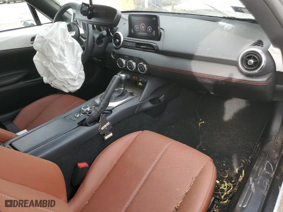 2023 Mazda MX-5 Miata RF Grand Touring with VIN JM1NDAM76P0561241, listed as a Copart auction lot 84011274 with 3,180 mi miles and Salvage Title. Bid and sale history available at carsss.com. Image 8.