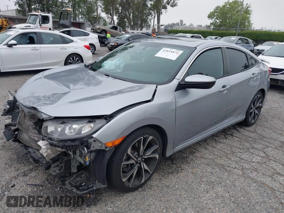 2018 Honda Civic Si with VIN 2HGFC1E50JH708274, listed as a IAAI auction lot 42034872 with 48,551 mi miles and . Bid and sale history available at DreamBid. Image 17.
