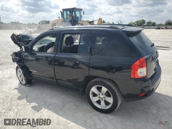 2012 Jeep Compass Sport with VIN 1C4NJCBA6CD692370, listed as a Copart auction lot 50291495 with 0 mi miles and Salvage Title. Bid and sale history available at carsss.com. Image 2.