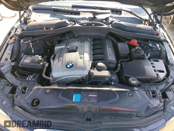 2007 BMW 5 Series 530i with VIN WBANE73587CM58138, listed as a IAAI auction lot 41776425 with 146,104 mi miles. Bid and sale history available at carsss.com. Image 10.