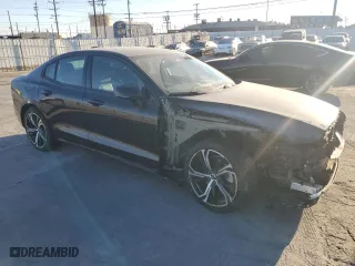 2024 Volvo S60 Plus Dark Theme with VIN 7JRL12TL3RG285763, listed as a Copart auction lot 78530064 with 11,952 mi miles and Salvage Title. Bid and sale history available at carsss.com. Image 4.