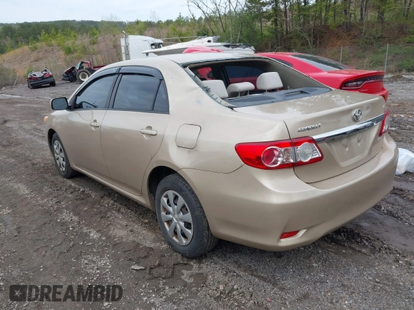 2011 Toyota Corolla L with VIN JTDBU4EE7B9127447, listed as a IAAI auction lot 41840687 with 183,783 mi miles. Bid and sale history available at carsss.com. Image 3.