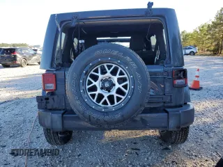 2018 Jeep Wrangler JK Unlimited Sahara with VIN 1C4HJWEG8JL804166, listed as a Copart auction lot 41606005 with 88,345 mi miles and Salvage Title. Bid and sale history available at carsss.com. Image 6.