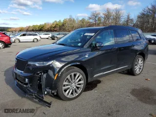 2021 Cadillac XT6 Sport with VIN 1GYKPGRS0MZ215942, listed as a Copart auction lot 84830084 with 29,930 mi miles and Salvage Title. Bid and sale history available at carsss.com. Image 1.