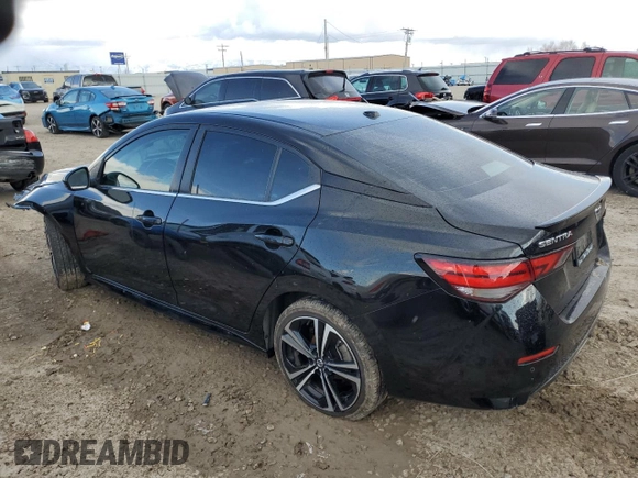 2021 Nissan Sentra SR with VIN 3N1AB8DV2MY277217, listed as a Copart auction lot 51702815 with 48,758 mi miles and Salvage Title. Bid and sale history available at DreamBid. Image 2.