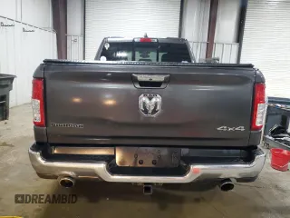 2020 Ram 1500 Big Horn z VIN 1C6SRFBT8LN120507, wystawiony jako Copart lot #57558095 z przebiegiem 57 993 mil mil oraz Szkoda całkowita • Salvage title. Historia ofert i sprzedaży dostępna na DreamBid. Obrazek 6.