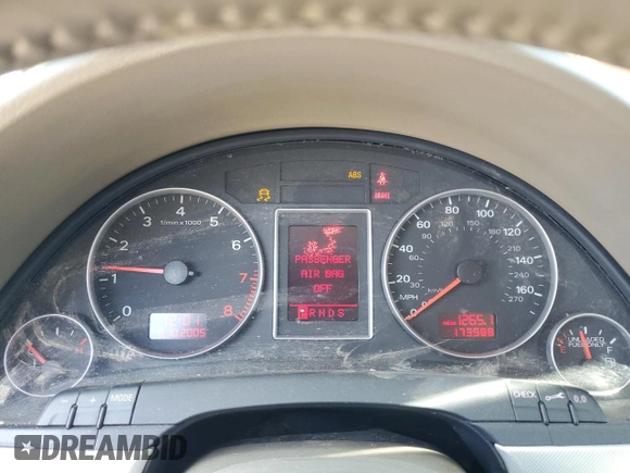 2007 Audi A4 2.0T with VIN WAUDF78E47A060521, listed as a Copart auction lot 54453505 with 173,988 mi miles and Clean title. Bid and sale history available at DreamBid. Image 9.