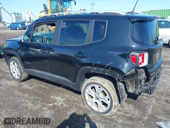 2018 Jeep Renegade Limited with VIN ZACCJBDB7JPG72036, listed as a IAAI auction lot 41845402 with 22,626 mi miles and . Bid and sale history available at DreamBid. Image 3.