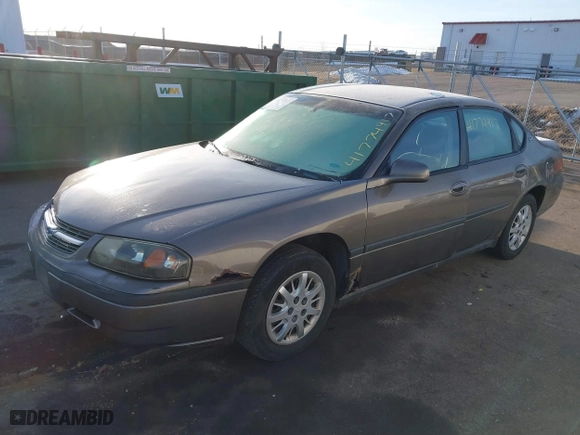 2003 Chevrolet Impala with VIN 2G1WF52E839335377, listed as a IAAI auction lot 41774917 with 189,350 mi miles. Bid and sale history available at carsss.com. Image 2.