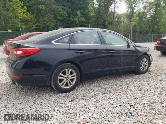 2017 Hyundai Sonata 2.4L z VIN 5NPE24AF9HH568742, wystawiony jako Copart lot #59537275 z przebiegiem 132 831 mil mil oraz Szkoda całkowita • Salvage title. Historia ofert i sprzedaży dostępna na DreamBid. Obrazek 3.
