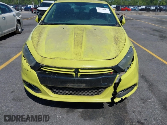 2013 Dodge Dart SXT with VIN 1C3CDFBA6DD175995, listed as a IAAI auction lot 41978901 with 197,608 mi miles. Bid and sale history available at carsss.com. Image 6.