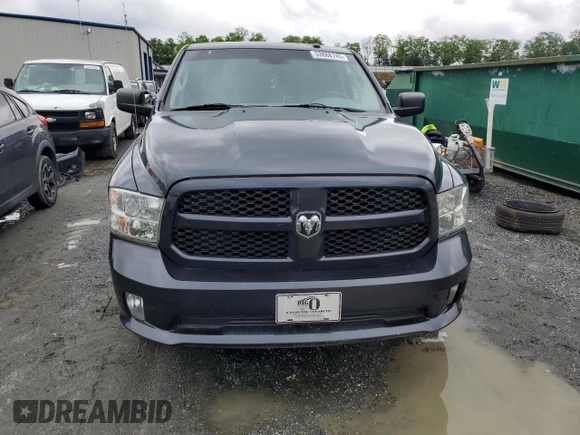 2014 Ram 1500 Express with VIN 3C6JR6AT1EG182095, listed as a Copart auction lot 53888745 with 105,798 mi miles and Salvage title. Bid and sale history available at DreamBid. Image 5.