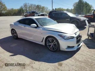 2018 Infiniti Q60 Sport with VIN JN1EV7EK0JM340319, listed as a Copart auction lot 72844634 with 142,441 mi miles and Salvage Title. Bid and sale history available at DreamBid. Image 4.