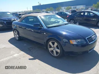 2006 Audi A4 1.8T with VIN WAUBC48H86K006530, listed as a IAAI auction lot 41870647 with 175,488 mi miles. Bid and sale history available at carsss.com. Image 1.