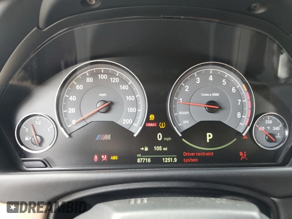 2015 BMW M4 z VIN WBS3U9C55FJ968278, wystawiony jako Copart lot #54518185 z przebiegiem 87 716 mil mil oraz Szkoda całkowita • Salvage title. Historia ofert i sprzedaży dostępna na DreamBid. Obrazek 9.