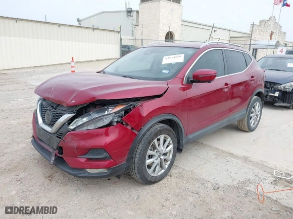 2020 Nissan Rogue Sport S with VIN JN1BJ1CV3LW264157, listed as a IAAI auction lot 41624968 with 96,673 mi miles. Bid and sale history available at carsss.com. Image 2.