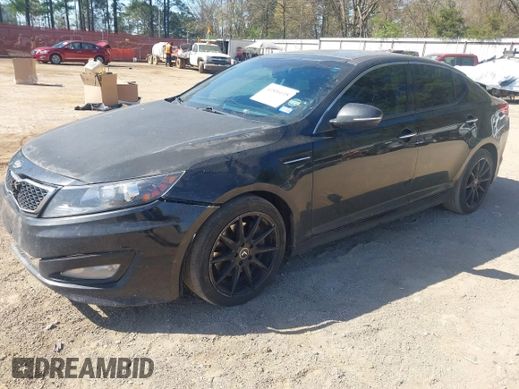 2013 Kia Optima SX with VIN 5XXGR4A64DG100105, listed as a IAAI auction lot 41856618 with 288,670 mi miles. Bid and sale history available at carsss.com. Image 2.