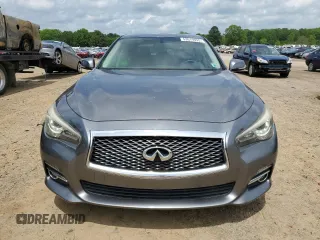 2014 Infiniti Q50 Premium with VIN JN1BV7AP8EM682000, listed as a Copart auction lot 53619995 with 117,515 mi miles and Salvage title. Bid and sale history available at DreamBid. Image 5.