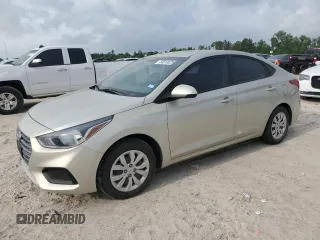 2018 Hyundai Accent SE with VIN 3KPC24A33JE017505, listed as a Copart auction lot 53810625 with 106,679 mi miles and Salvage Title. Bid and sale history available at carsss.com. Image 1.