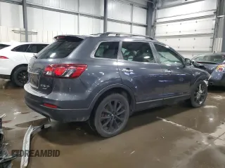 2015 Mazda CX-9 Grand Touring with VIN JM3TB3DA8F0454430, listed as a Copart auction lot 89393675 with 163,021 mi miles and Salvage Title. Bid and sale history available at carsss.com. Image 3.