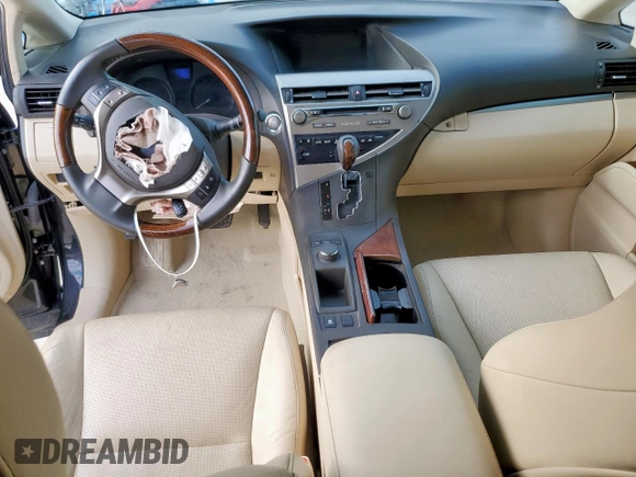 2015 Lexus RX 350 with VIN 2T2ZK1BA5FC194547, listed as a Copart auction lot 55861395 with 48,429 mi miles and Salvage Title. Bid and sale history available at DreamBid. Image 8.