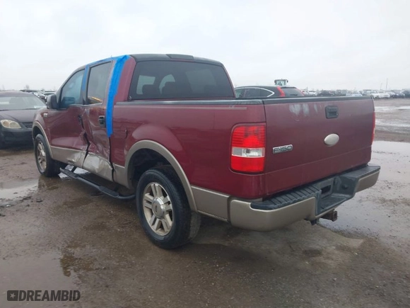 2005 Ford F-150 XLT with VIN 1FTPW125X5KC31754, listed as a IAAI auction lot 41608657 with 247,756 mi miles. Bid and sale history available at carsss.com. Image 3.