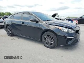2021 Kia Forte GT-Line with VIN 3KPF34AD0ME286083, listed as a Copart auction lot 55044545 with 211,882 mi miles and Salvage title. Bid and sale history available at DreamBid. Image 4.