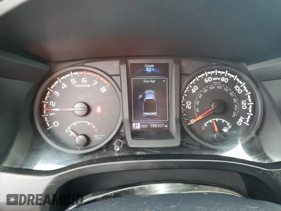 2019 Toyota Tacoma SR with VIN 5TFRX5GN9KX150376, listed as a Copart auction lot 63770165 with 188,207 mi miles and Clean title. Bid and sale history available at DreamBid. Image 9.