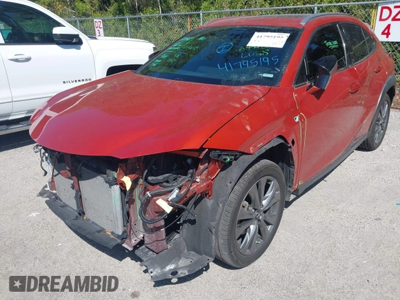 2020 Lexus UX 200 F Sport with VIN JTHE3JBH1L2023381, listed as a IAAI auction lot 41795195 with 88,098 mi miles and . Bid and sale history available at DreamBid. Image 18.