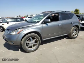2005 Nissan Murano SL with VIN JN8AZ08T25W319434, listed as a Copart auction lot 75061724 with 0 mi miles and Salvage Title. Bid and sale history available at carsss.com. Image 1.