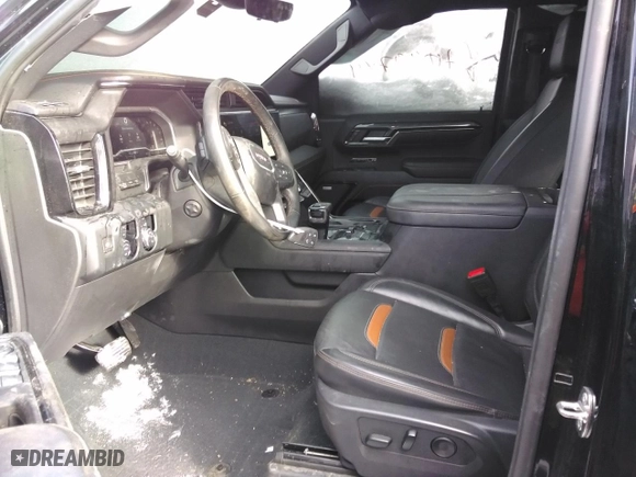 2024 GMC Sierra 1500 AT4 with VIN 3GTUUEE87RG166221, listed as a Copart auction lot 87049784 with 25,214 mi miles and Salvage Title. Bid and sale history available at carsss.com. Image 7.