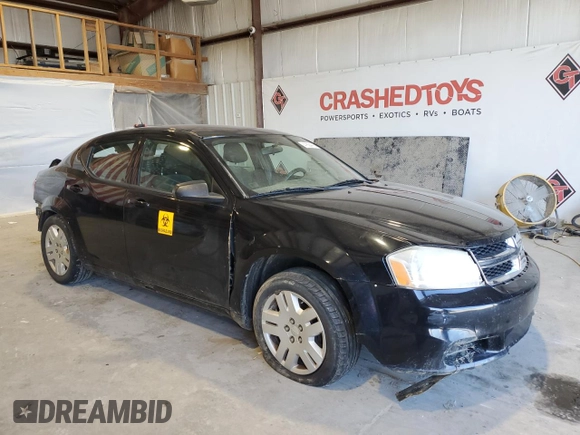 2014 Dodge Avenger SE with VIN 1C3CDZAB6EN202426, listed as a Copart auction lot 41894415 with 275,741 mi miles and Salvage title. Bid and sale history available at DreamBid. Image 4.