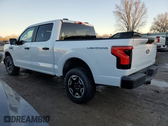 2024 Ford F-150 with VIN 1FT6W1B73RWG08257, listed as a Copart auction lot 89097355 with 516 mi miles and Salvage title. Bid and sale history available at DreamBid. Image 2.
