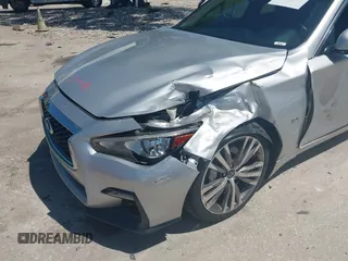 2018 Infiniti Q50 Luxe with VIN JN1EV7AP7JM358611, listed as a IAAI auction lot 42579521 with 102,922 mi miles and . Bid and sale history available at DreamBid. Image 6.