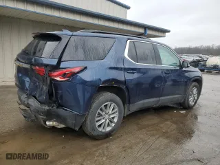 2023 Chevrolet Traverse LT Cloth with VIN 1GNEVGKW5PJ302008, listed as a Copart auction lot 52563885 with 17,492 mi miles and Salvage Title. Bid and sale history available at carsss.com. Image 3.