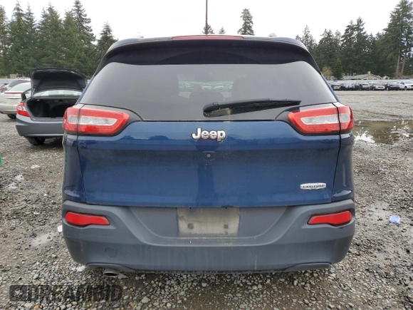 2018 Jeep Cherokee Latitude Plus with VIN 1C4PJLLBXJD524177, listed as a Copart auction lot 51149735 with 57,333 mi miles and Salvage Title. Bid and sale history available at carsss.com. Image 6.