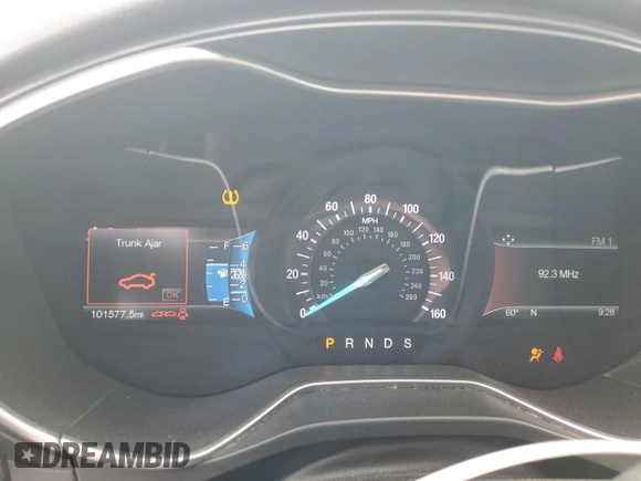 2018 Ford Fusion Titanium with VIN 3FA6P0D94JR247057, listed as a Copart auction lot 56916365 with 101,577 mi miles and Salvage title. Bid and sale history available at DreamBid. Image 9.