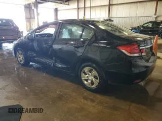 2014 Honda Civic LX with VIN 19XFB2F57EE202917, listed as a Copart auction lot 55391425 with 127,198 mi miles and Salvage Title. Bid and sale history available at carsss.com. Image 2.
