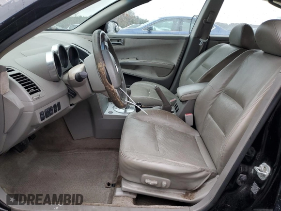 2005 Nissan Maxima 3.5 SE with VIN 1N4BA41E45C827163, listed as a Copart auction lot 84108174 with 0 mi miles and Salvage Title. Bid and sale history available at carsss.com. Image 7.