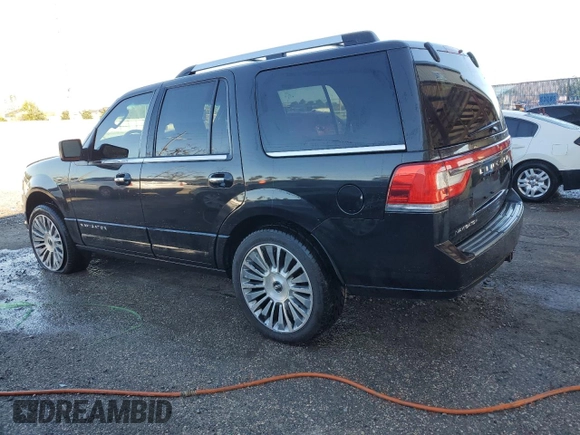 2015 Lincoln Navigator with VIN 5LMJJ2HT7FEJ08535, listed as a Copart auction lot 48005555 with 115,929 mi miles and Salvage title. Bid and sale history available at DreamBid. Image 2.